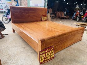 mẫu giường ngủ gỗ hương đá cao cấp
