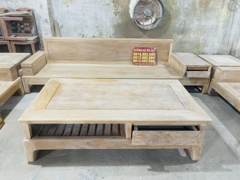 bộ sofa chất liệu gỗ gõ đỏ cao cấp