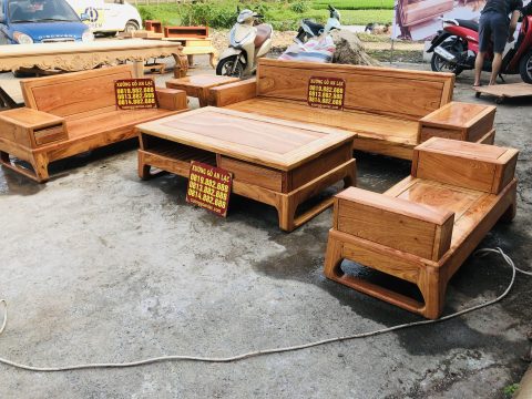 mẫu sofa zito gỗ gõ đỏ phong cách hiện đại