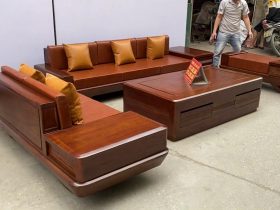 mẫu sofa gỗ hiện đại