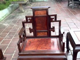 Thiết kế ghế gỗ trắc cao cấp giá trị