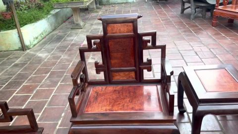 Thiết kế ghế gỗ trắc cao cấp giá trị
