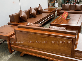 mẫu sofa gỗ đóng hộp 6 món