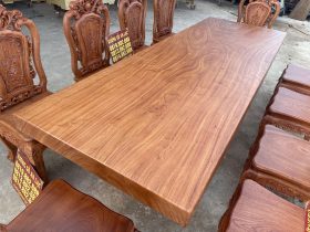 mặt bàn gỗ hương đá