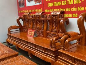 Ghế Tần Thủy Hoàng cột 12 chân 14