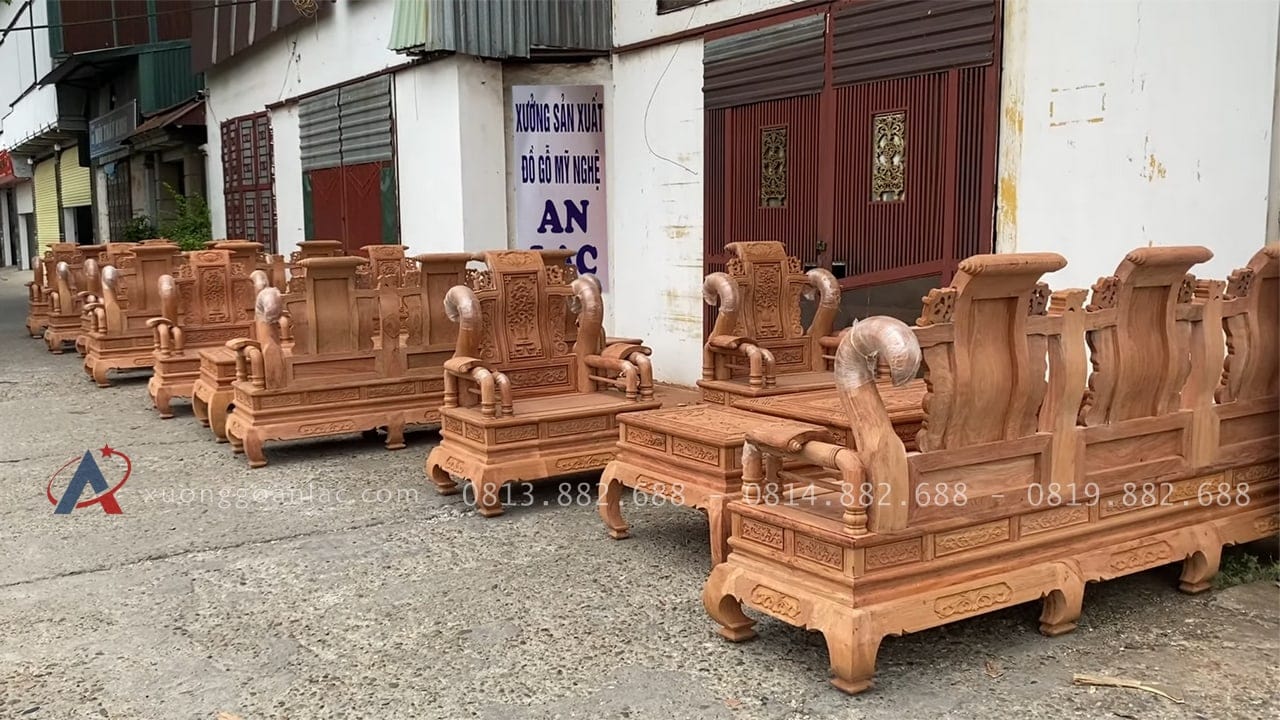mẫu bàn ghế Tần Thủy Hoàng hàng vip
