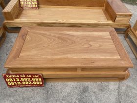 mặt bàn gỗ gõ đỏ