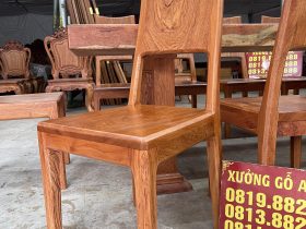 mẫu ghế hiện đại gỗ hương cao cấp