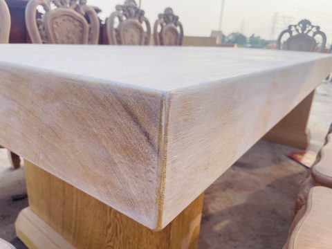 mặt gỗ nguyên khối dày 15p