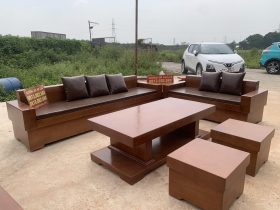 bộ sofa hiện đại gỗ nguyên khối