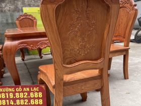 mẫu ghế ăn gỗ hương cao cấp