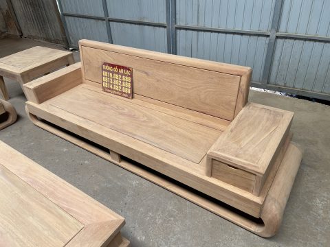 đoản dài của bộ sofa gỗ gõ đỏ hiện đại