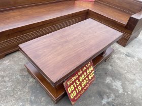 bàn trà chữ nhật gỗ cẩm chỉ nguyên khối hàng tuyển