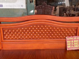 mẫu giường ngủ luxury gỗ gõ đỏ 1m8x2m