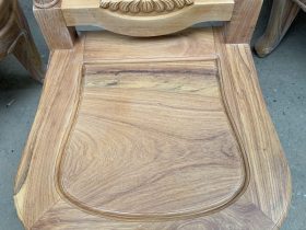 ghế ăn đồng hồ mẫu louis cổ điển gỗ hương đá hàng cao cấp
